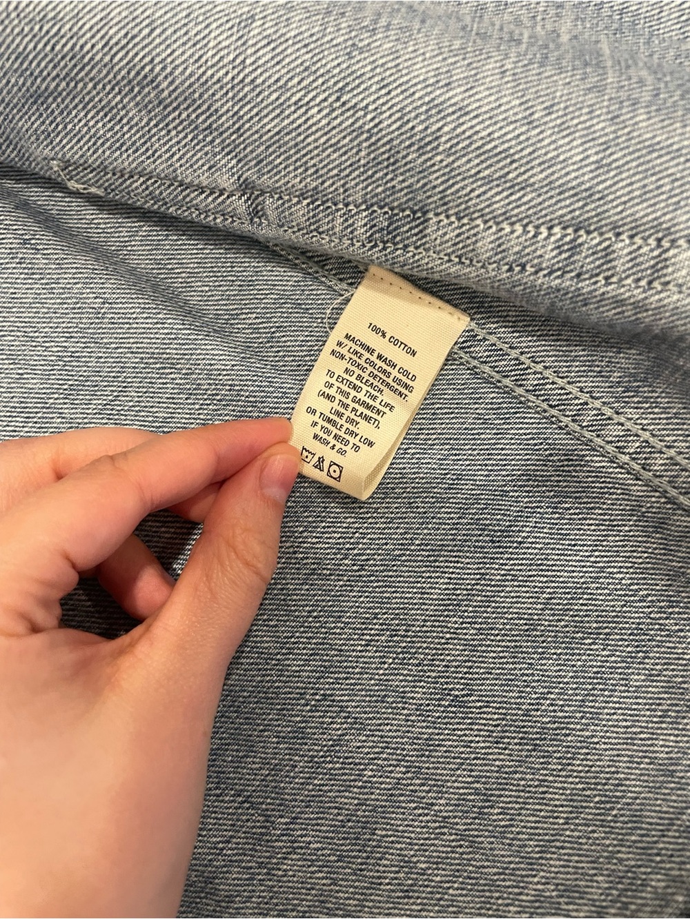 Alex Mill Light Blue Denim Work Jacket NWOT - Picture 4 of 6